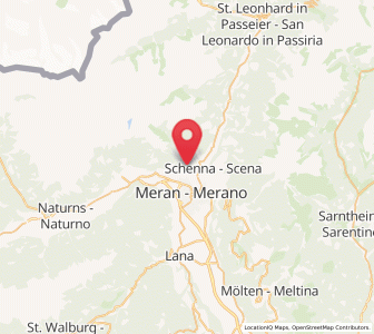 Map of Dorf Tirol, Trentino-Alto Adige