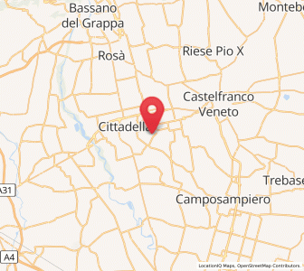 Map of Tombolo, Veneto