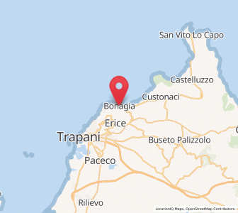 Map of Tonnara di Bonagia, Sicily