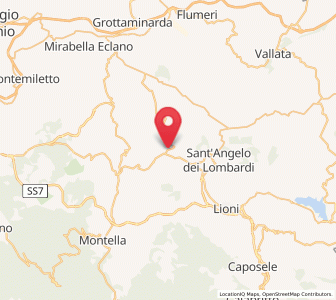Map of Torella dei Lombardi, Campania