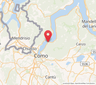 Map of Torno, Lombardy
