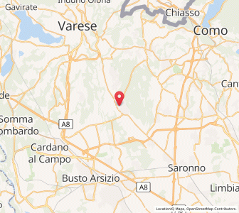 Map of Tradate, Lombardy