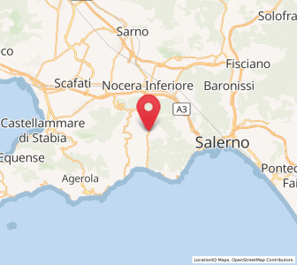 Map of Tramonti, Campania