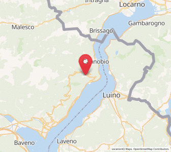Map of Trarego, Piedmont