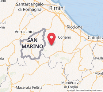 Map of Trarivi, Emilia-Romagna