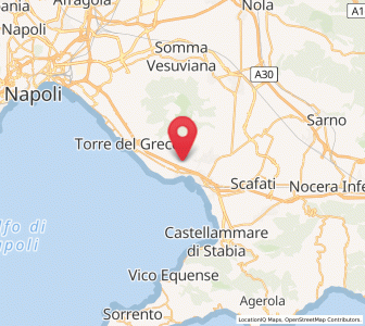 Map of Trecase, Campania