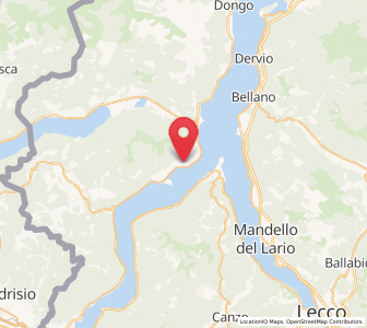 Map of Tremezzo, Lombardy