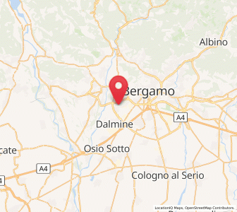 Map of Treviolo, Lombardy