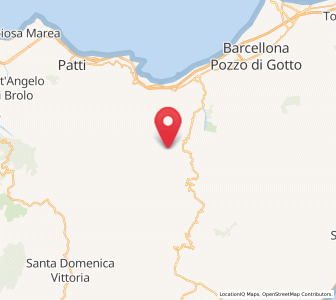 Map of Tripi, Sicily