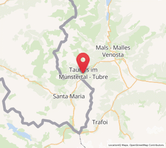 Map of Taufers im Münstertal, Trentino-Alto Adige