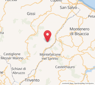 Map of Tufillo, Abruzzo