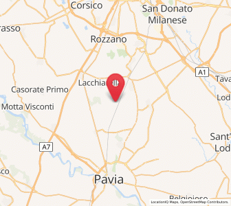 Map of Turago Bordone, Lombardy