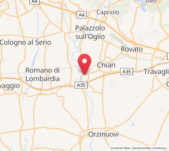 Map of Urago d'Oglio, Lombardy