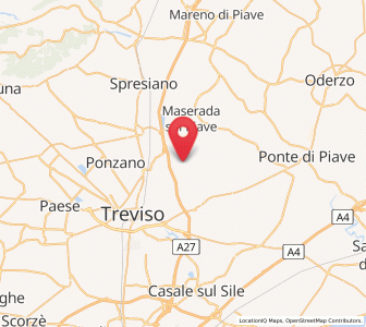 Map of Vacil, Veneto