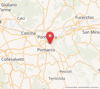 Map of Val di Cava, Tuscany