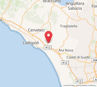 Map of Valcanneto, Lazio