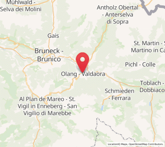 Map of Olang, Trentino-Alto Adige