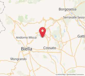 Map of Valle San Nicolao, Piedmont
