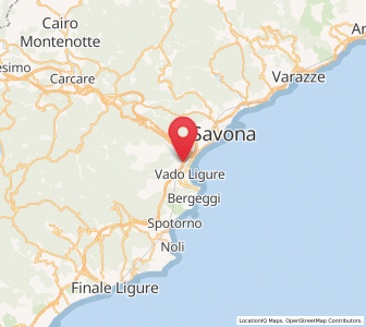 Map of Valleggia, Liguria