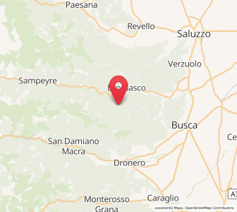 Map of Valmala, Piedmont