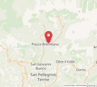 Map of Valnegra, Lombardy
