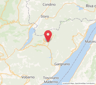 Map of Valvestino, Lombardy