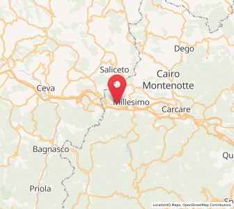 Map of Valzemola, Liguria