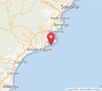 Map of Varigotti, Liguria