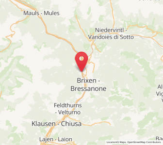 Map of Vahrn, Trentino-Alto Adige