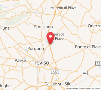 Map of Vascon, Veneto