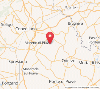 Map of Vazzola, Veneto