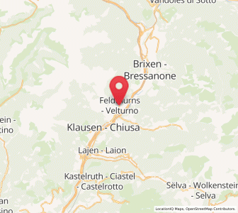 Map of Feldthurns, Trentino-Alto Adige