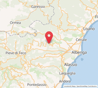 Map of Vendone, Liguria