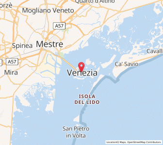 Map of Venedig, Veneto
