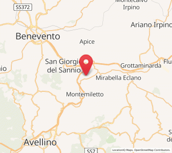 Map of Venticano, Campania