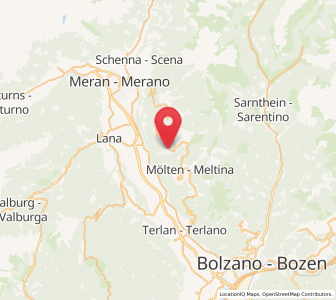 Map of Verano - Voeran, Trentino-Alto Adige