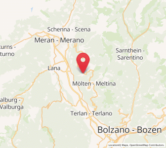 Map of Vöran, Trentino-Alto Adige