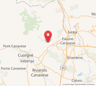 Map of Vidracco, Piedmont