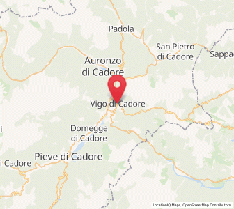 Map of Vigo di Cadore, Veneto