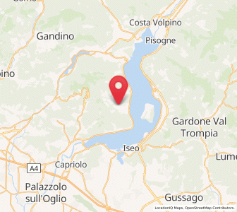 Map of Vigolo, Lombardy