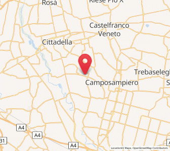 Map of Villa del Conte, Veneto