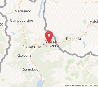Map of Villa di Chiavenna, Lombardy