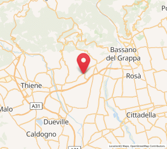 Map of Villa di Molvena, Veneto