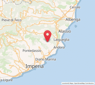Map of Villa Faraldi, Liguria