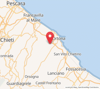 Map of Villa Grande, Abruzzo