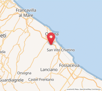 Map of Villa San Leonardo, Abruzzo