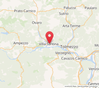 Map of Villa Santina, Friuli Venezia Giulia
