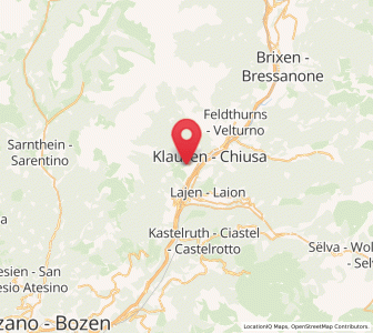 Map of Villanders, Trentino-Alto Adige