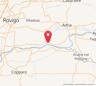 Map of Villanova Marchesana, Veneto