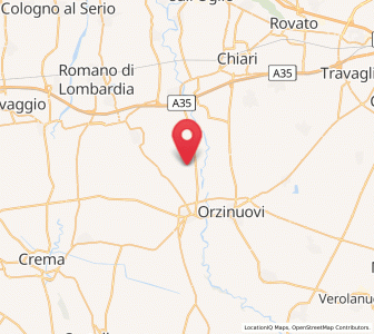 Map of Villanuova, Lombardy